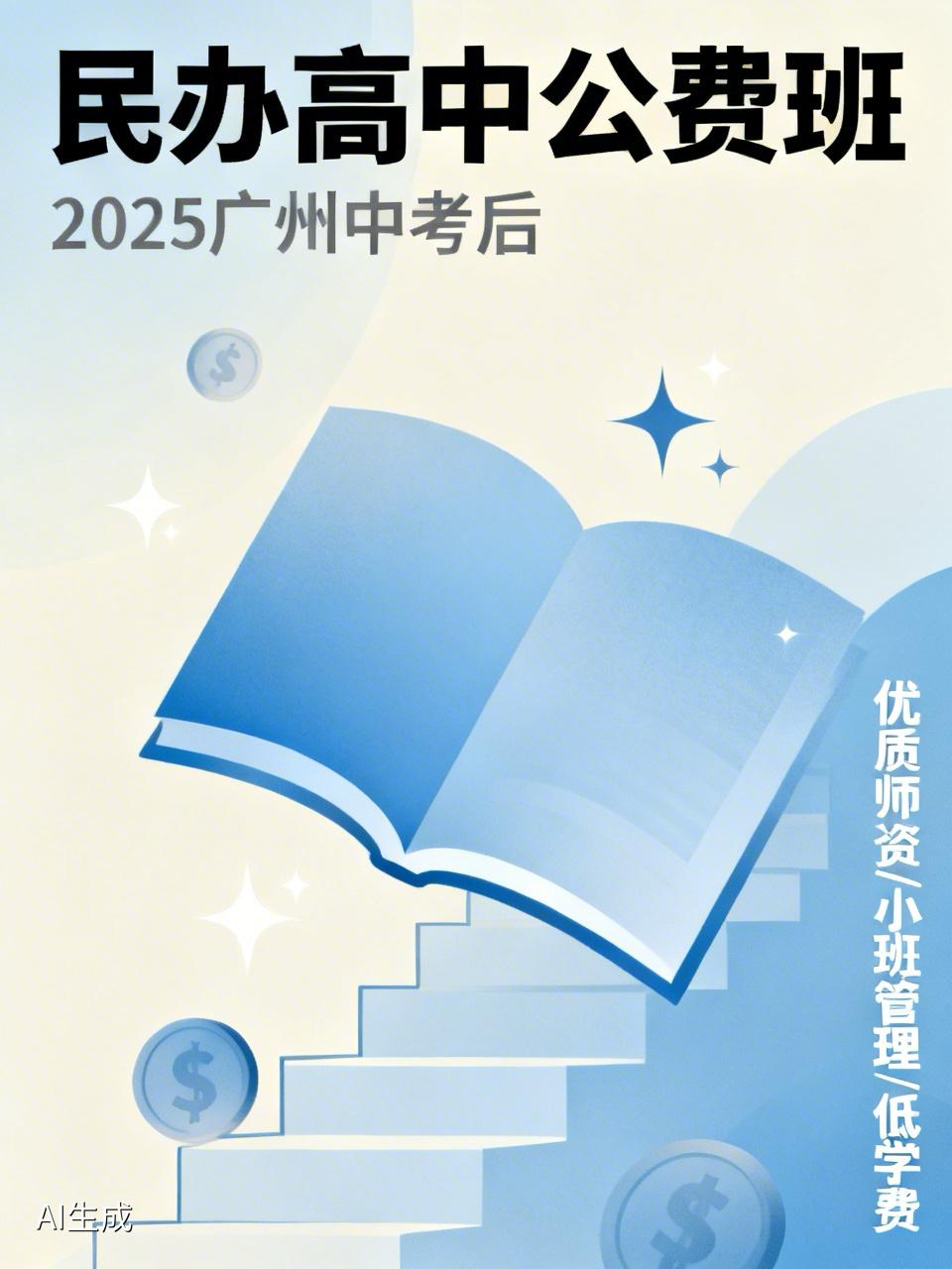 民办高中学校里的公费班：2025年，广州市的中考一结束，民办高中就坐不住了。