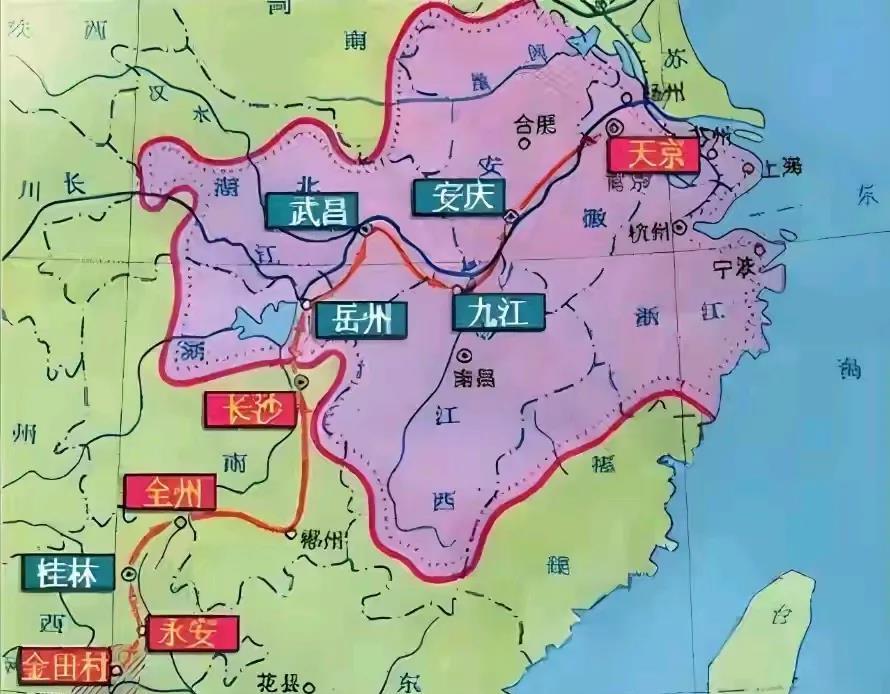 太平天国水师曾经辉煌过。早期太平军得到大批水手加入后组建水师，那时候水师在运输兵