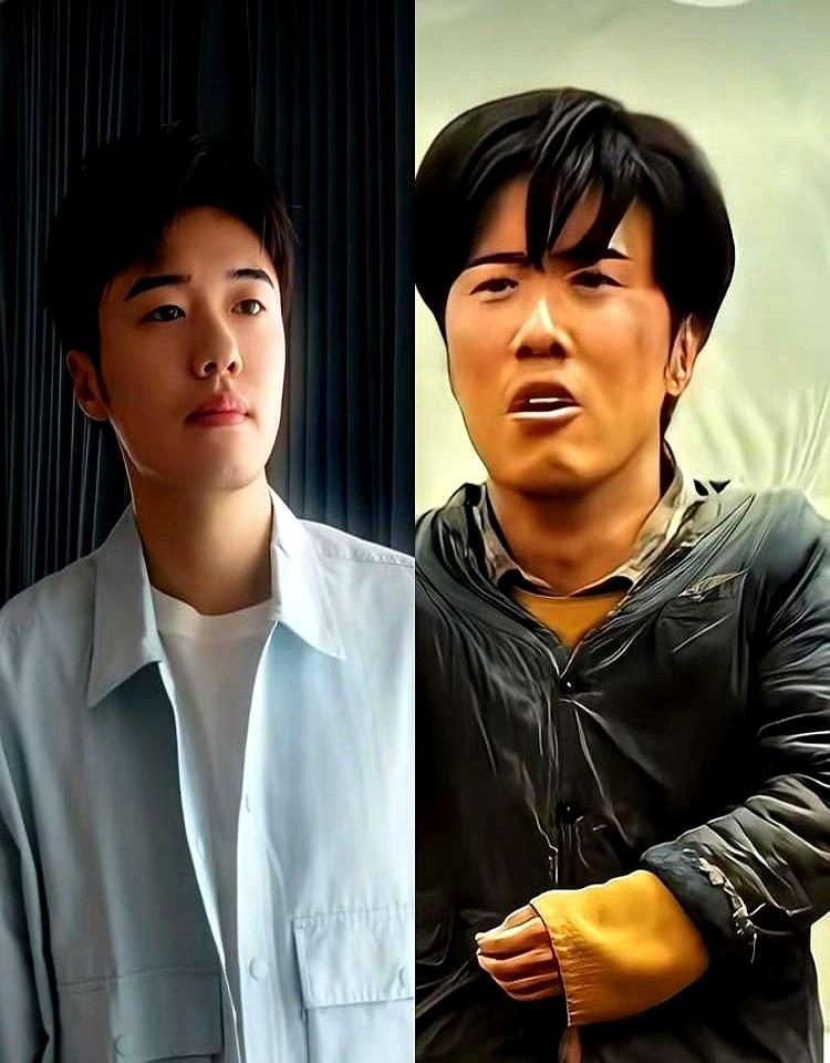 导演吓得直接喊停，生怕他真傻了。片场里，他演一个被骗进无人区的记者。裤子被