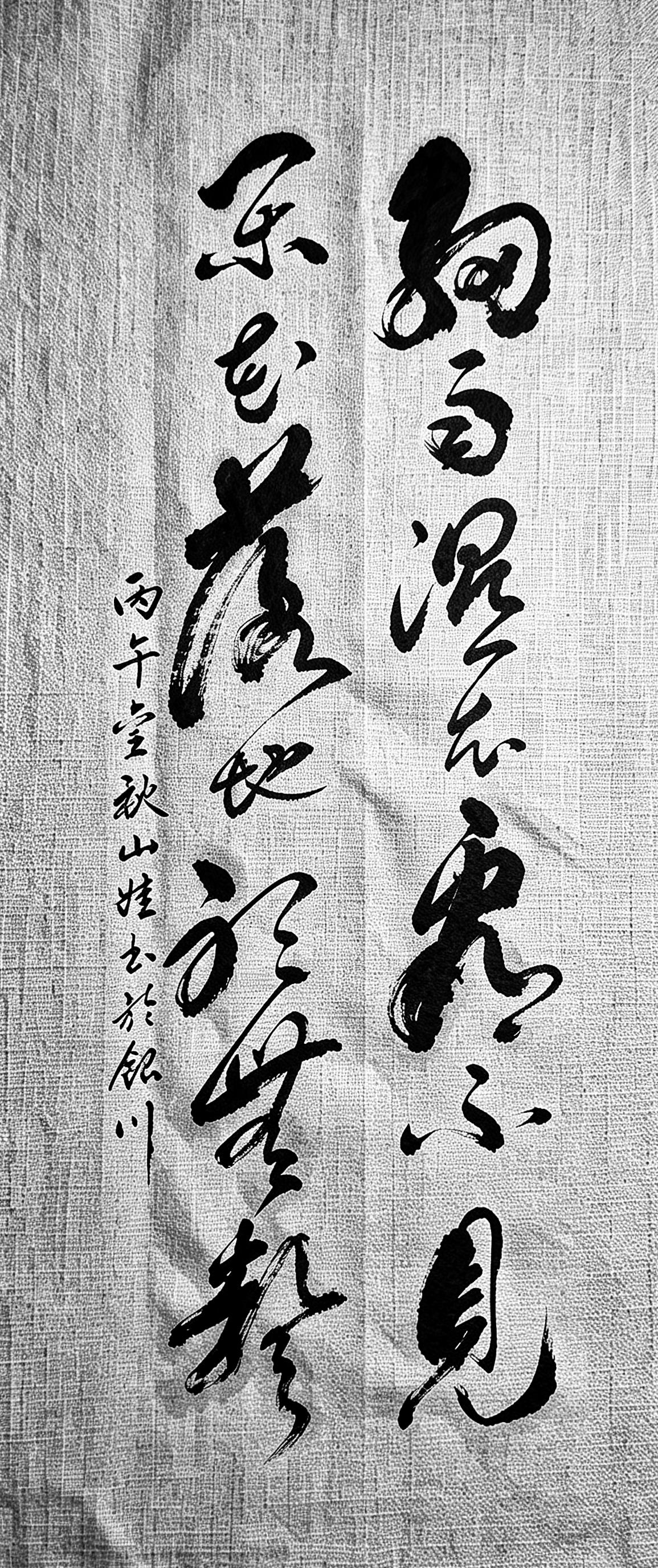 你信不？能读懂字里意境的不是一般人！这幅草书写的是刘长卿名句：细雨湿衣看不