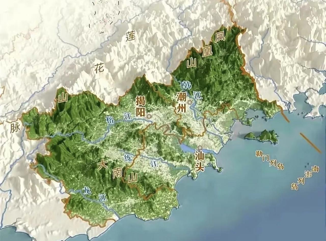 潮汕四条主要河流，韩江流域面积最广、水量最大，在1980年以前，龙岩、梅州主要依