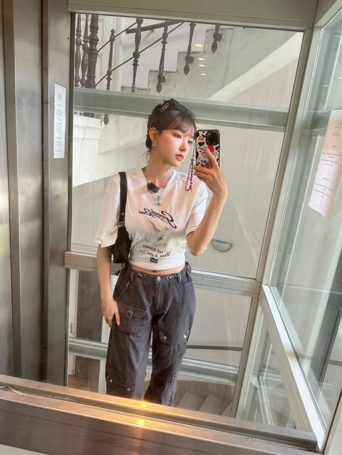 程潇对镜自拍合辑潇潇私服好美