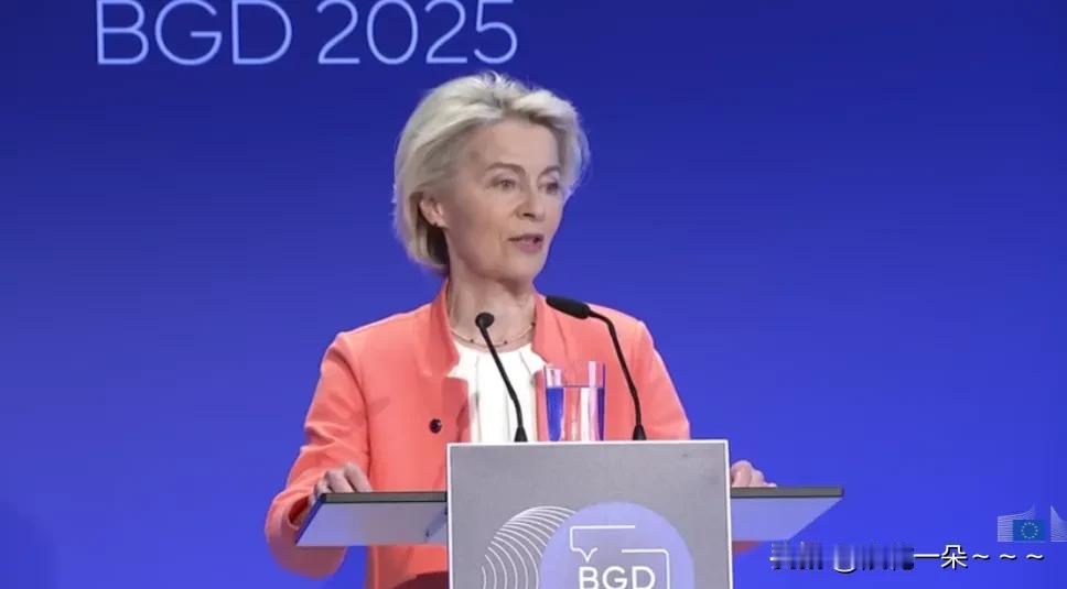 急眼了？都急眼了！冯德莱恩，也开始跳脚了！她心急火燎的说:和中国谈不拢，就能怎