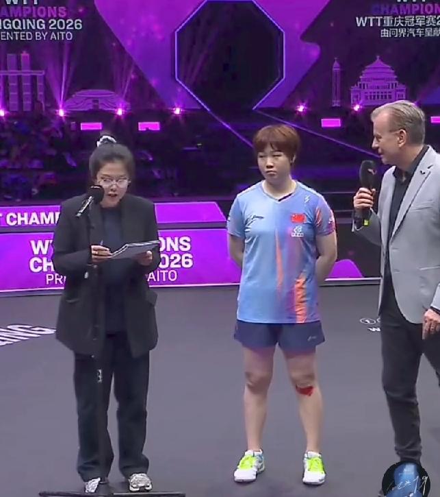 击败孙颖莎晋级四强，赛后，蒯曼：心态好，敢出手！谈本场比赛蒯曼：和莎姐也是