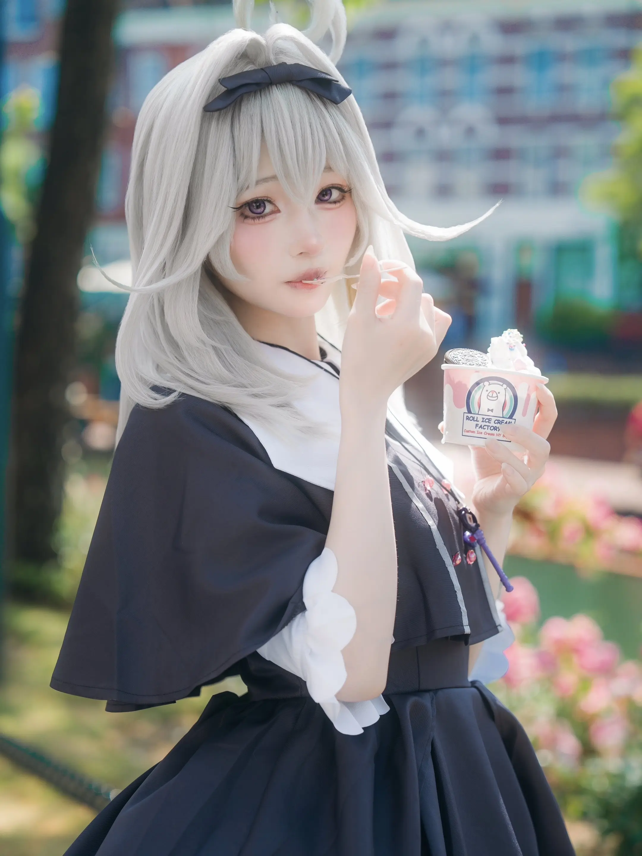 二次元御姐cos jk制服cos 白裙cos 次元少女 动漫甜妹cos