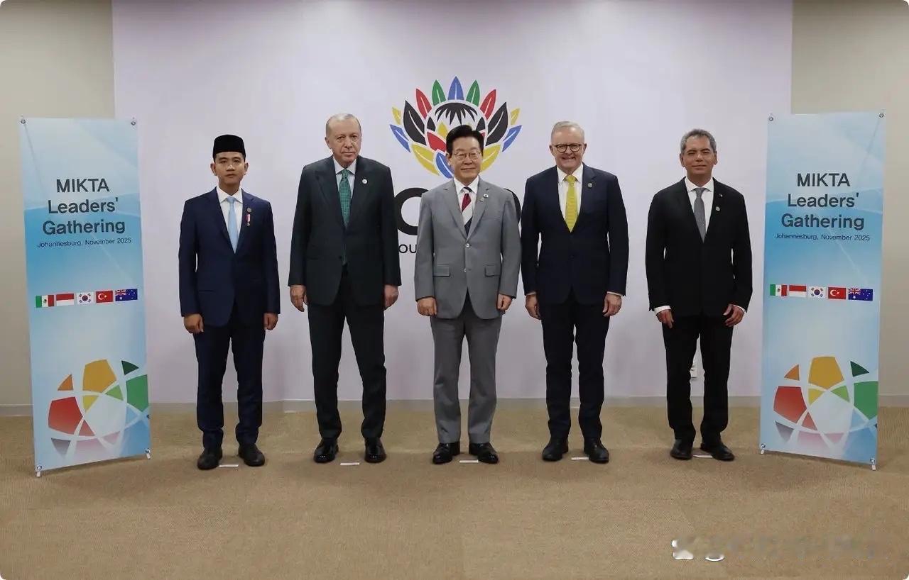 11月22日，南非约翰内斯堡。韩国、墨西哥、印尼、土耳其和澳大利亚宣布组成“中