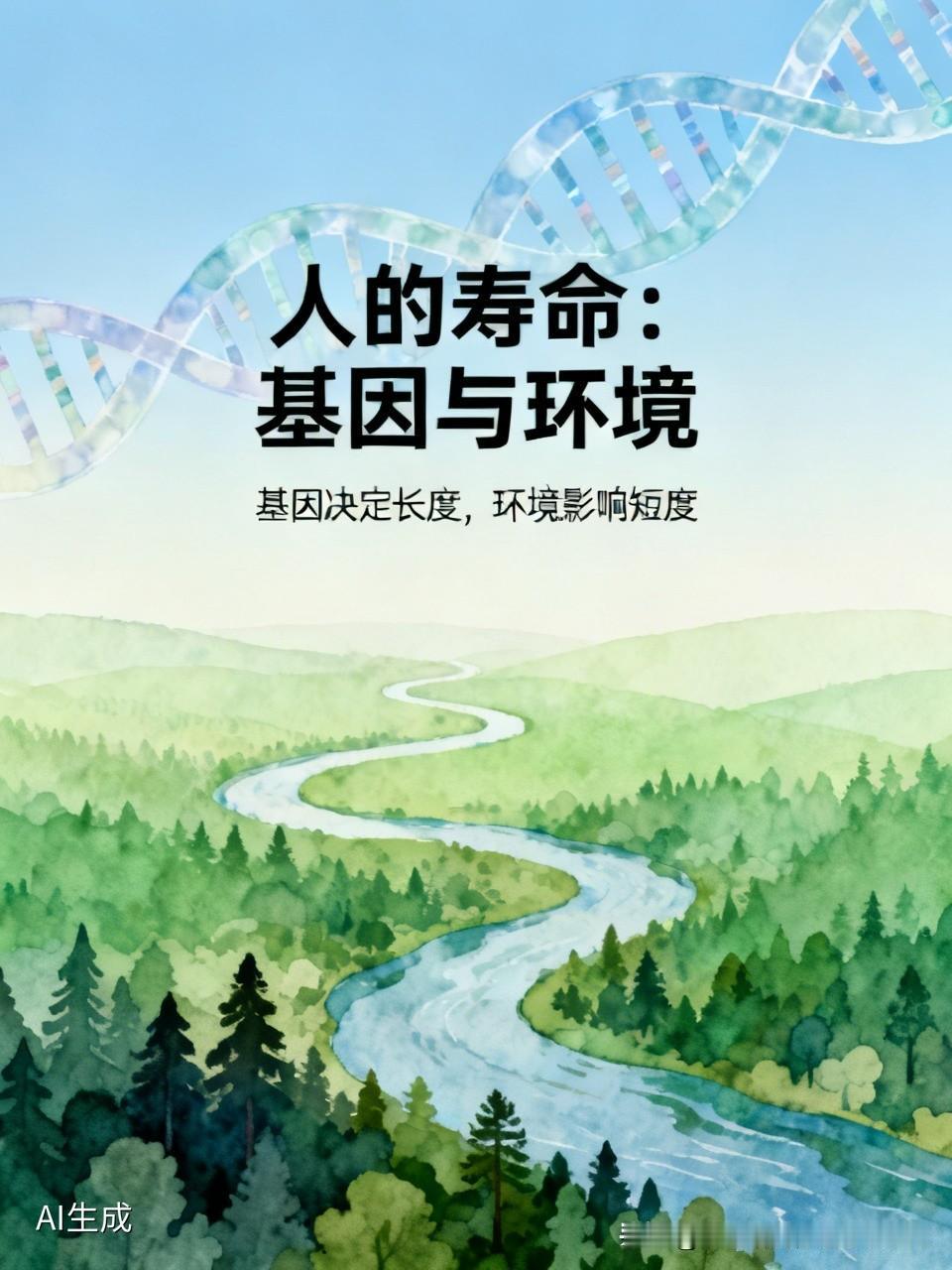 人的寿命的长度取决于遗传基因；人的寿命的短度却是取决于所有外部因素，这里当然包括