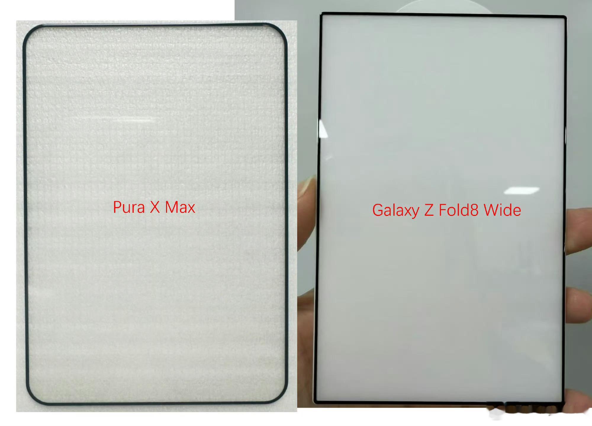 华为puraxmaxPuraXMax和GalaxyZFold8Wide
