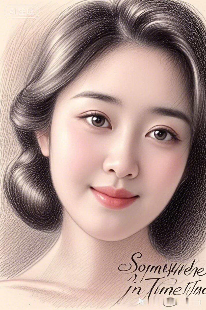 这幅画真好看，像一幅精美的肖像画。