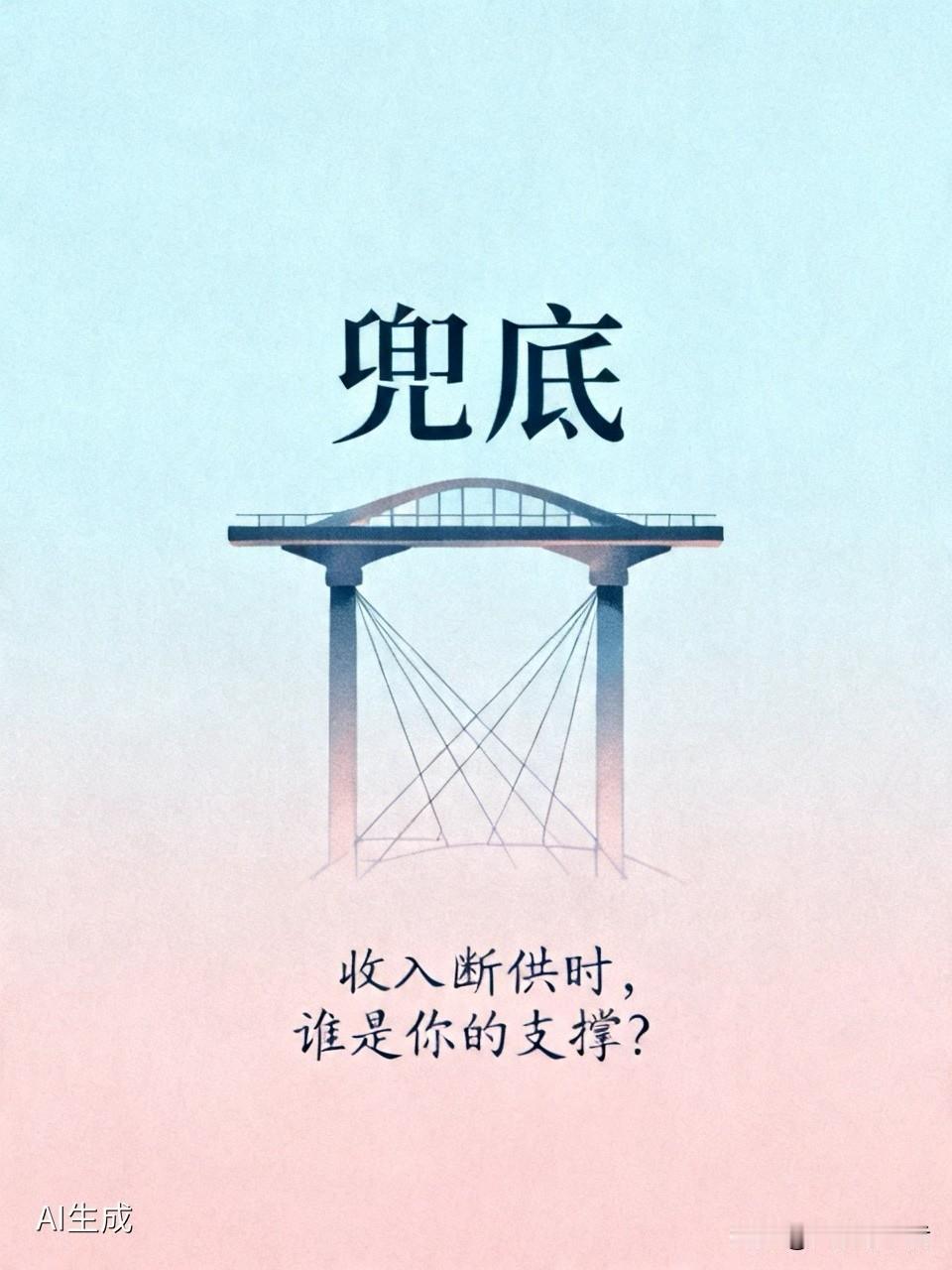 今天刷到一个视频，深有感触，其实视频内容很简单，只有一句话：假如你没有了收入，第