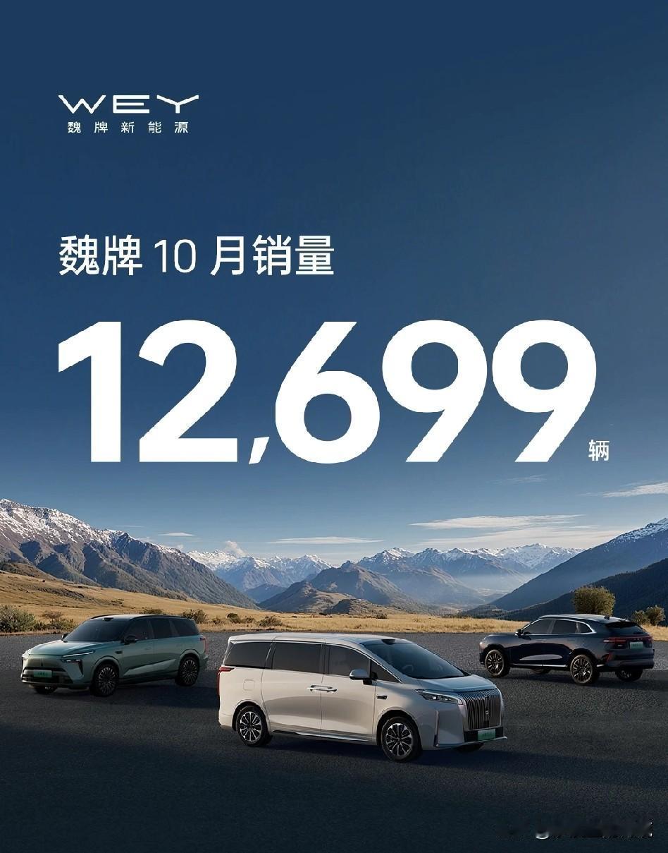 汇聚长城超强资源的魏牌，崛起了！10月又卖爆，创年度历史新高。高山首次单月销量