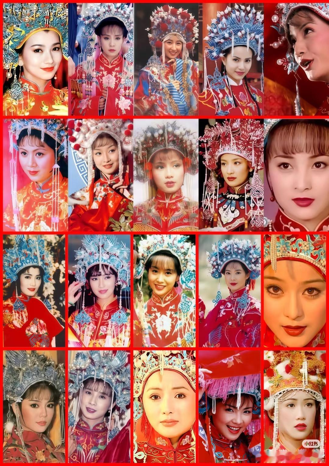 可惜现在的古装剧都不用这种传统凤冠霞帔了​​​