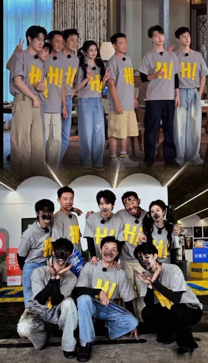 李晨一秒认出跑男家族跑男元老实锤！李晨直播仅凭成员眼睛局部照，全员精准识别，连