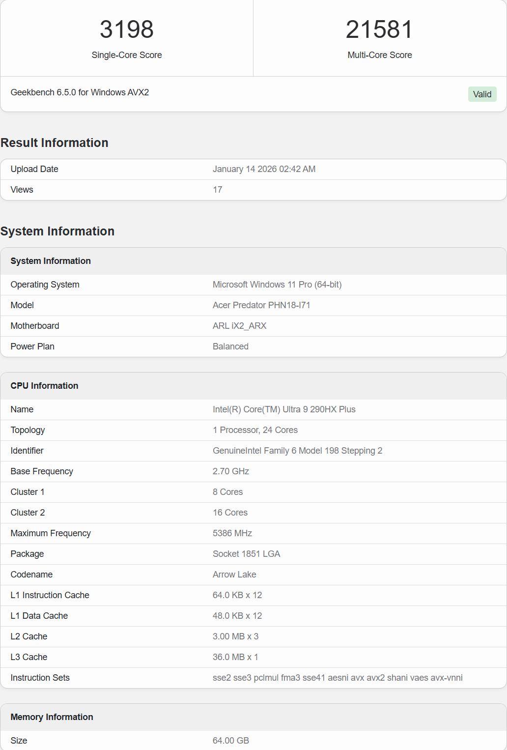 【英特尔旗舰Ultra9290HXPlus曝光】在CES2026上，英特