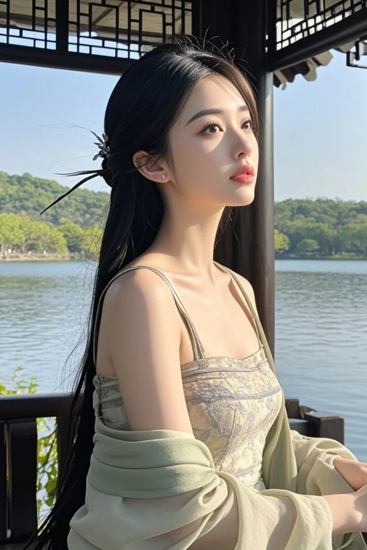 她的气质，是温婉，也是独立