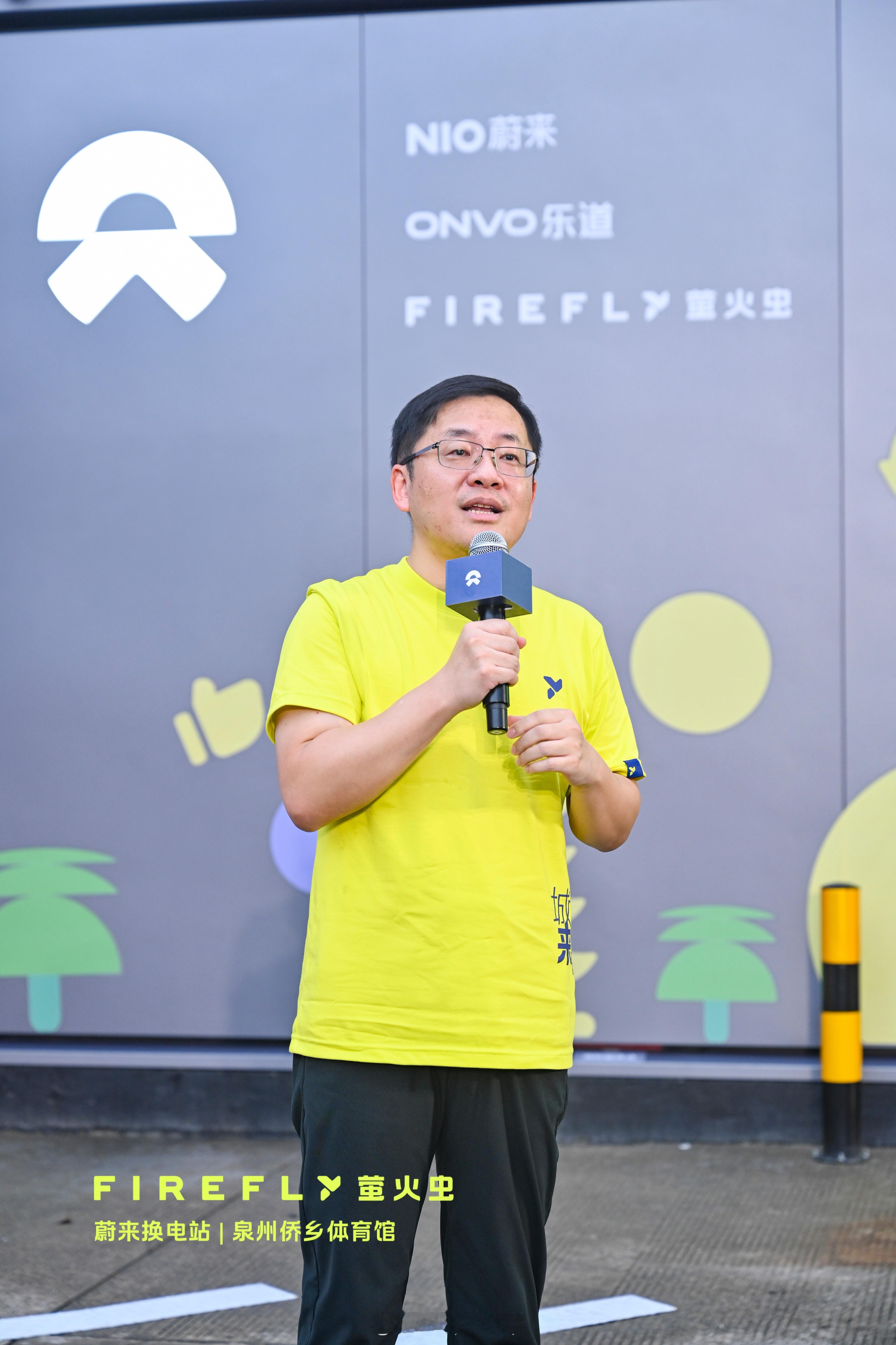 蔚来第4,000座换电站落地，这刚好也是蔚来第一个五代站。萤火虫排面啊，不仅