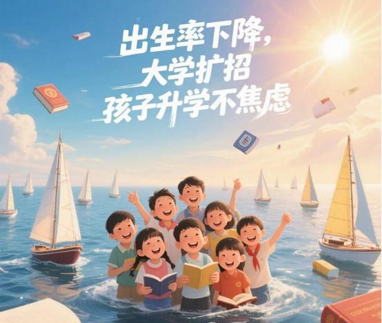 2021年以后出生的孩子，基本上不用焦虑升学问题了，不用给孩子报各种辅导班了，更