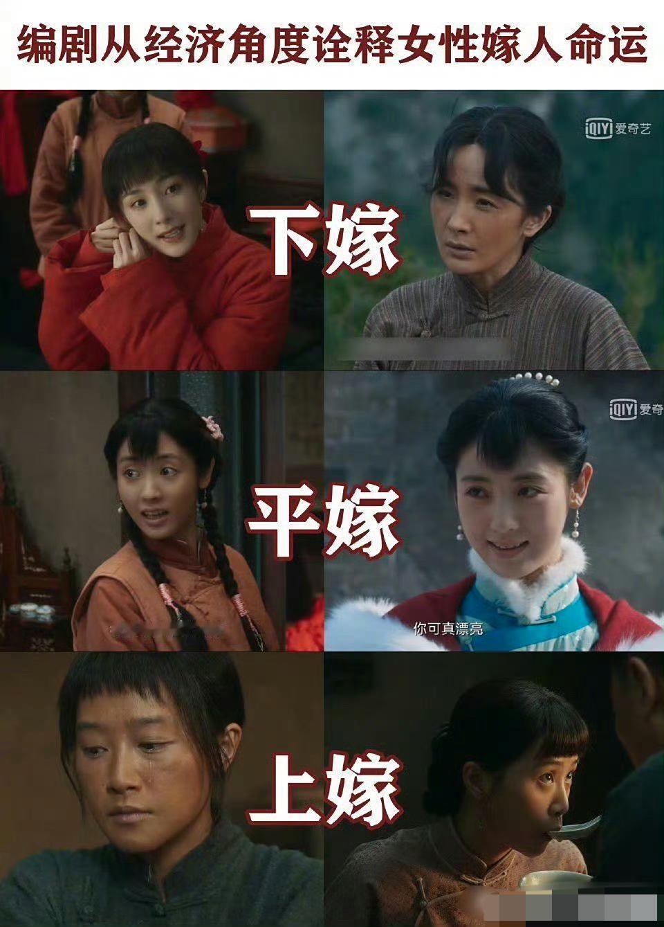 婚姻经济学挺有意思，三种嫁法都是现实投影啊。