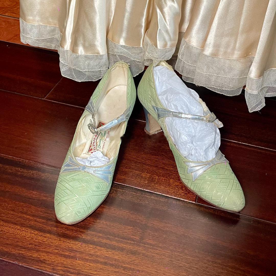vintage20s經典artdeco高跟鞋可出🔴​​​