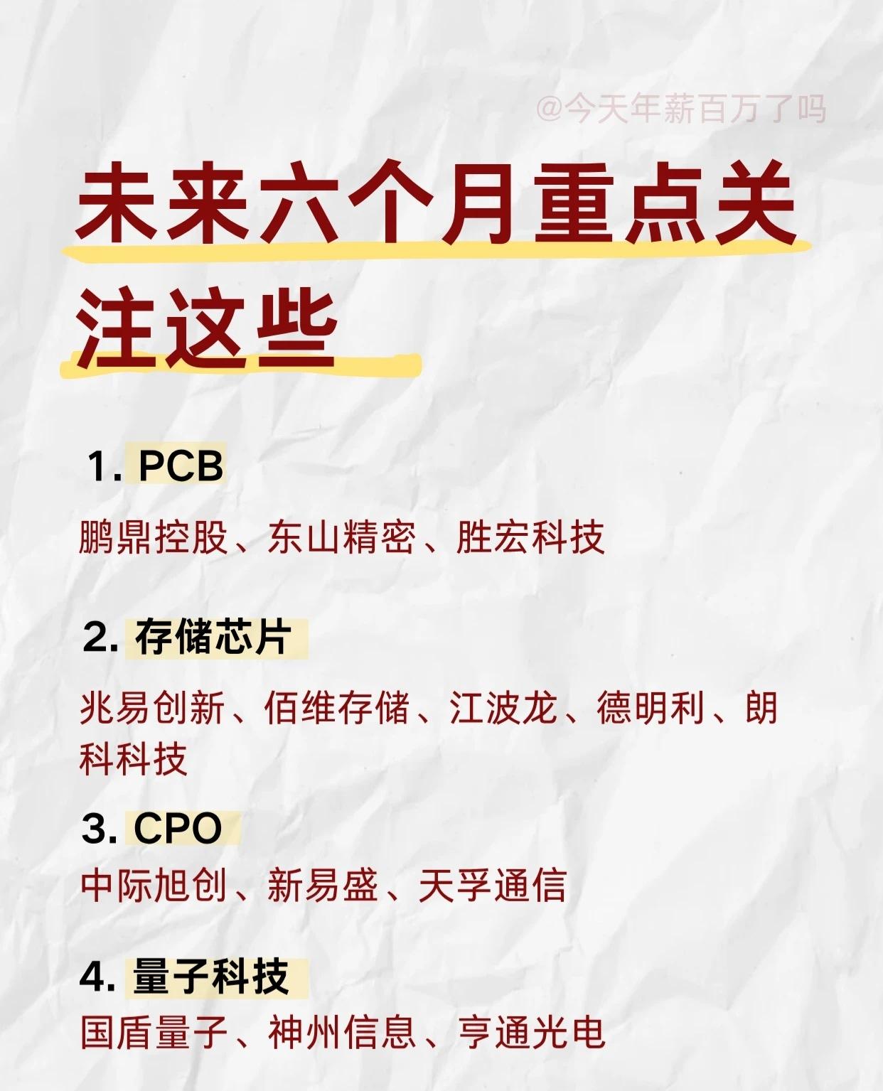 【标题】未来半年，这28个科技细分赛道要盯紧了！（附核心龙头股名单）科技浪潮
