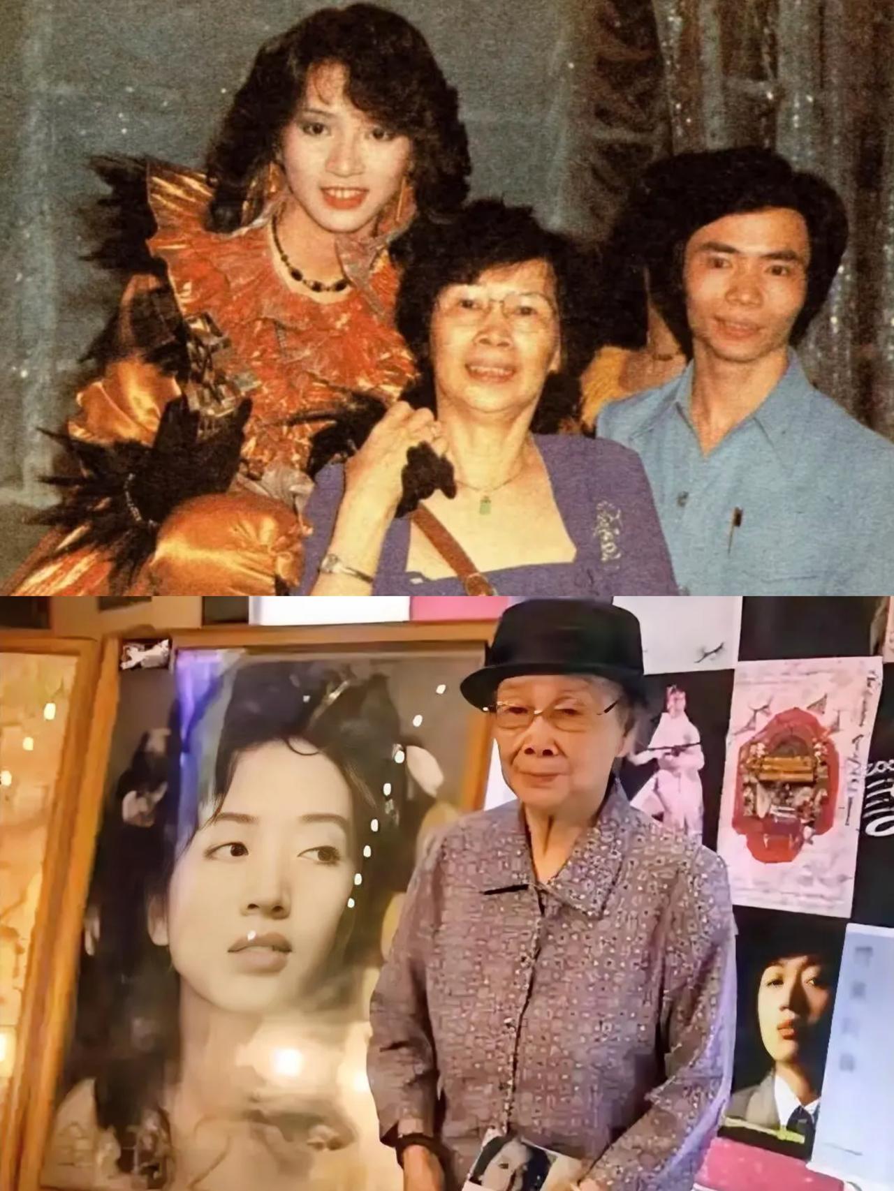 送走三个孩子后，梅艳芳母亲也走了。看到她的死因，我真的破防了。102岁的老人