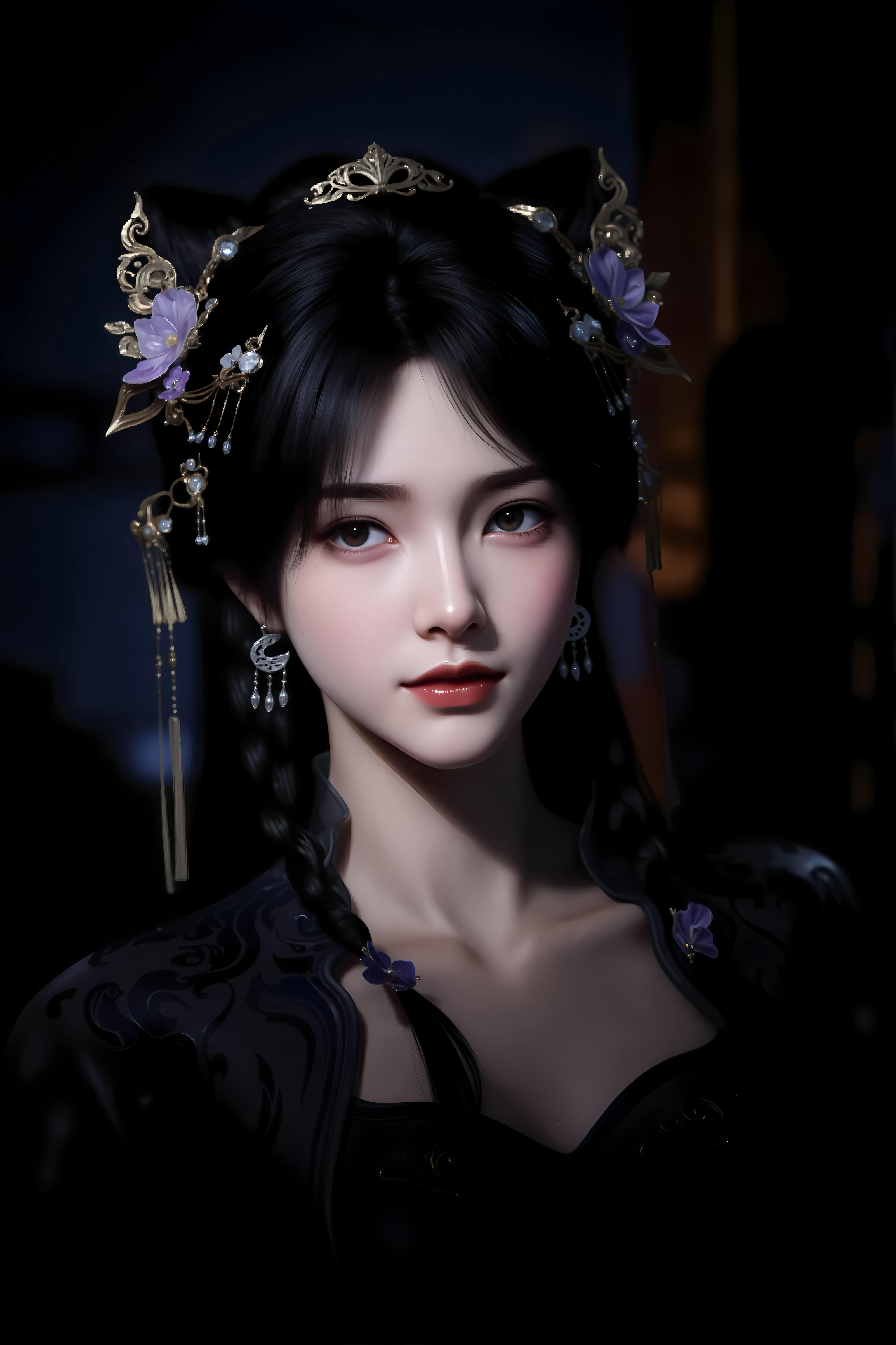 《遮天》女神壁纸：姬紫月是辰东笔下兼具灵性与坚韧的经典角色！