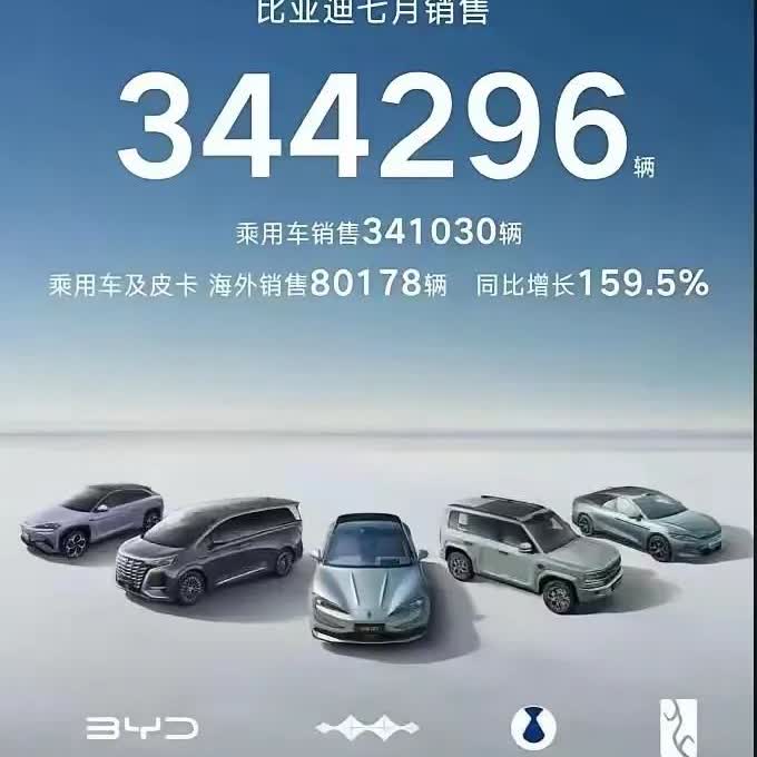 国产车最稳的还是这四个：第一名：比亚迪34.4万，继续保持国产第一，但是环比