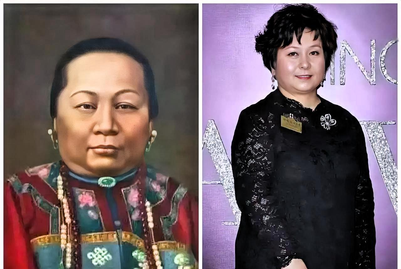 你长得像爸妈，何超蕸长得像百年前的曾祖母。连命都像。翻出施娣的老照片对比，眉