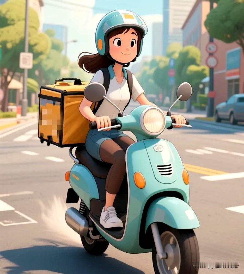 上海，00后女骑手爬上5楼，发现男子在等她，她把外卖交给他就走了，转头就收到男子