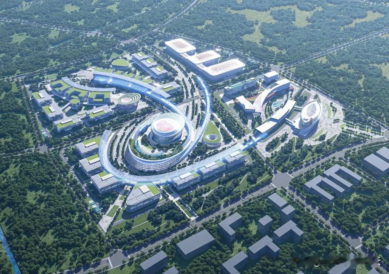 合肥深空科学城设计效果图。看着效果图，是真的非常科幻和霸气。该项目位于庐阳区三十