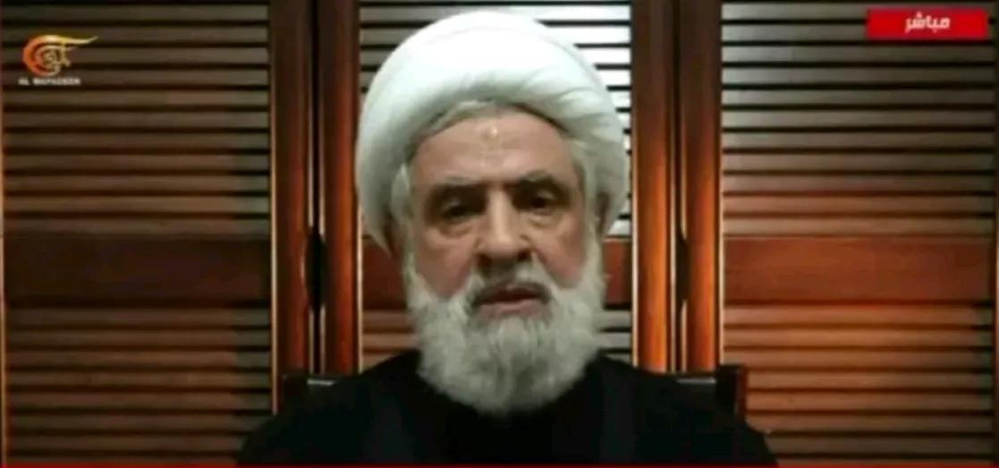 半岛电视台消息，当地时间4日，黎巴嫩真主党抵抗运动，书记长纳依姆卡西姆，当天发布