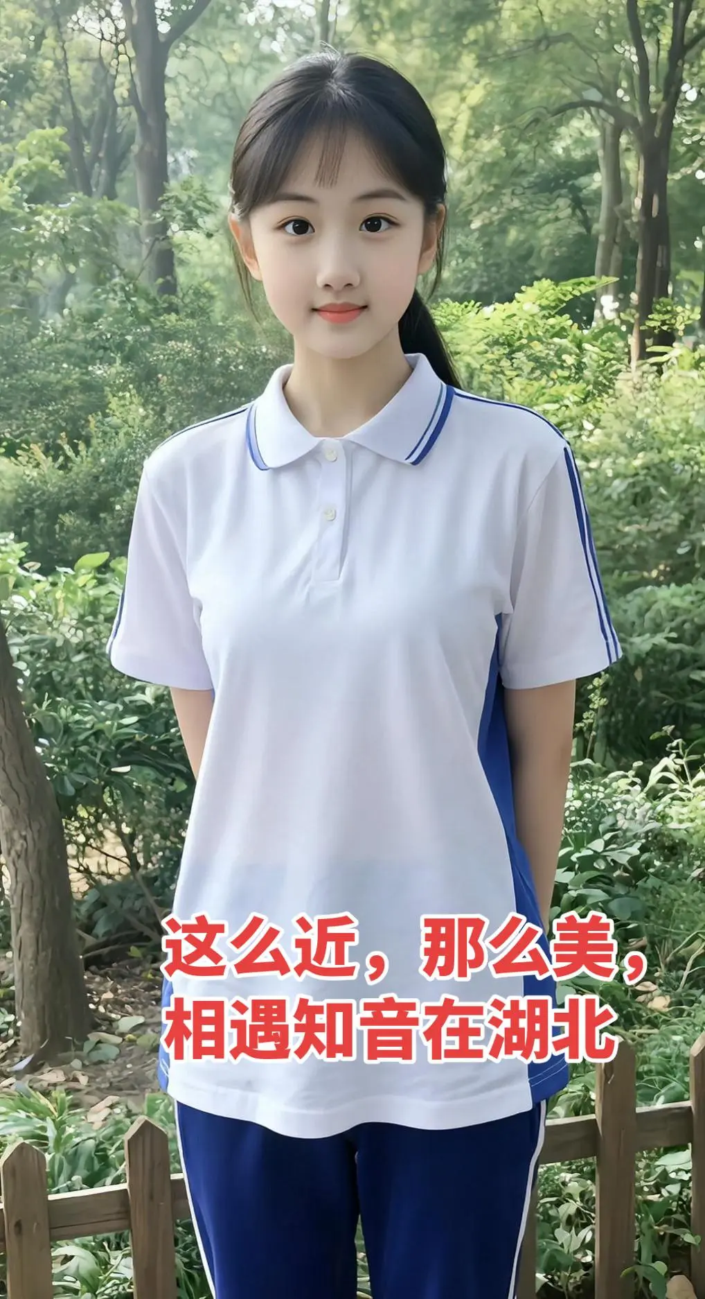 AI清透少女校园写真 ai创作