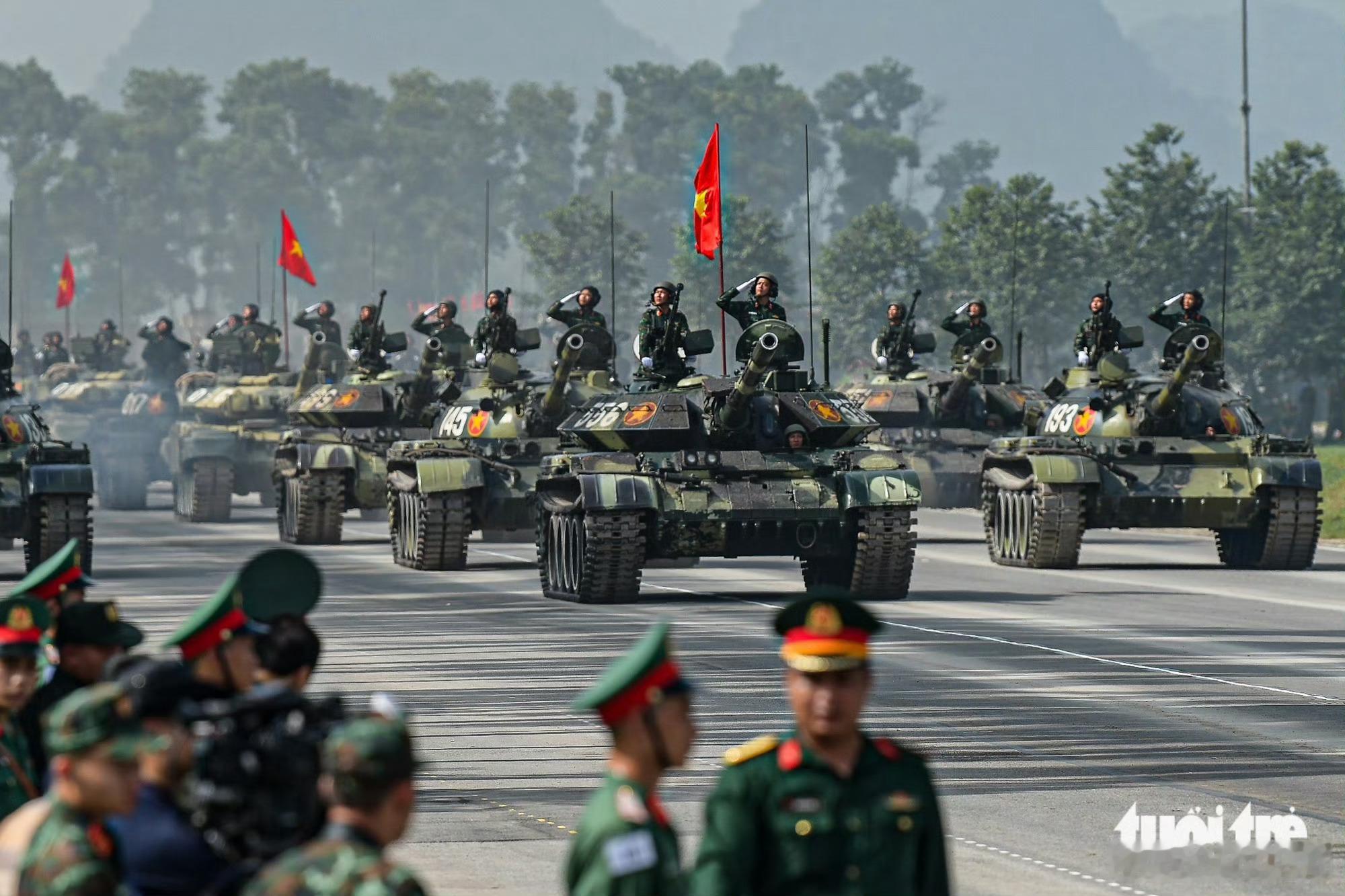 越南举行9·2国庆阅兵彩排，尖端武器亮相。​​​