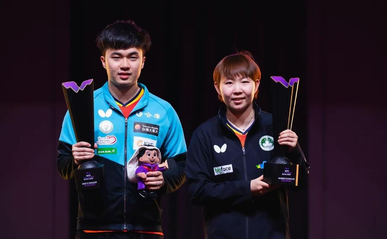 WTT多哈冠军赛落幕，虽然孙颖莎和王楚钦缺阵中国乒乓球队没能拿到冠军，但男女单打