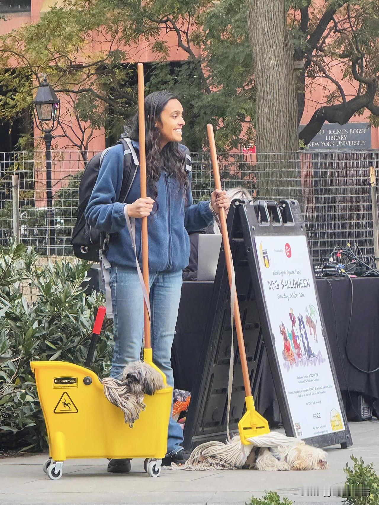 纽约狗狗万圣节游行把我萌化了一路上全是夹子音！根本没有正常说话的人全在“哇