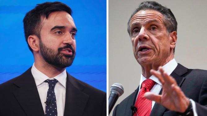 周四发布的最新民调，纽约市市长候选人佐赫兰·曼达尼以25个百分点的优势遥遥领先前