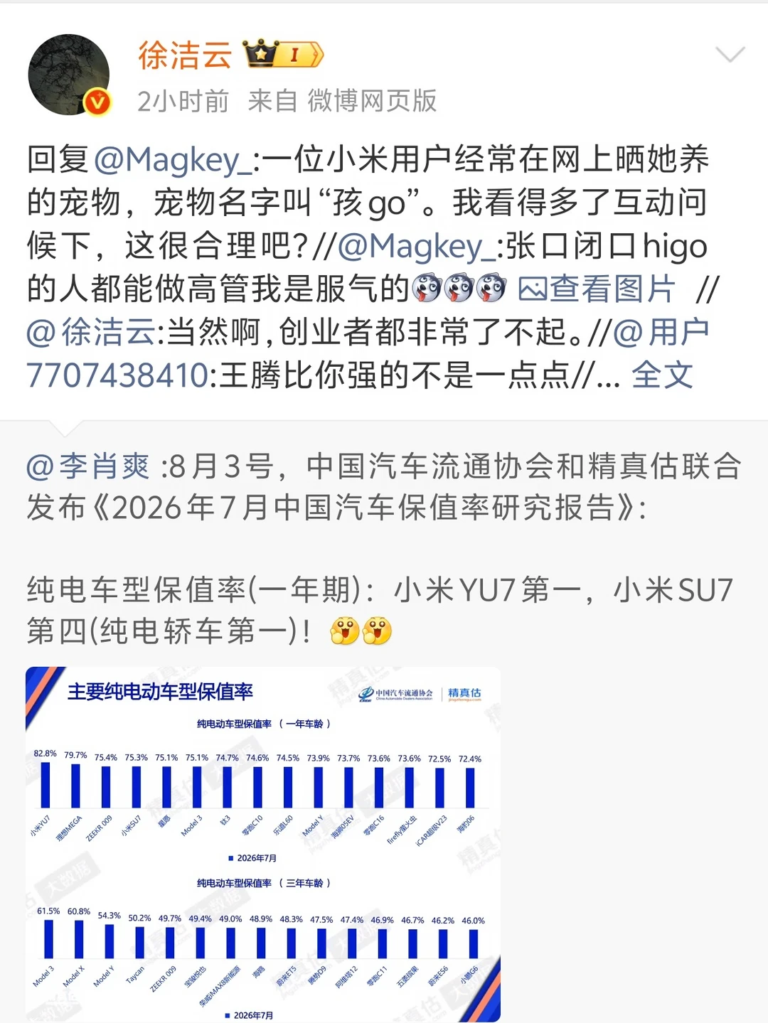 小米徐洁云因“孩go”冲上热搜，真是巧合？