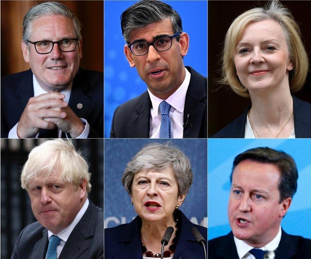 2016至2026十年时间，英国接连更换七位首相，最短任期仅几十天，最新首相斯塔