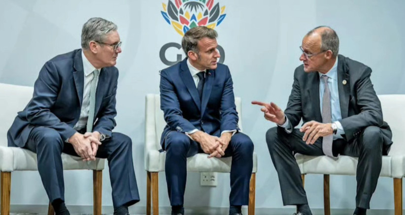 英法德聚首密谋访华，准备恶心美国一把，原因就是美国制定的《俄乌停战协定》！最近几