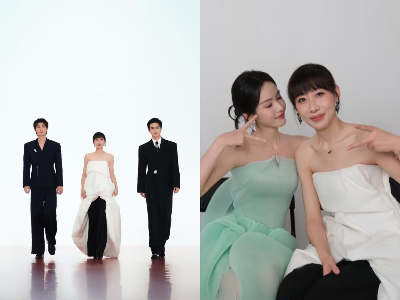 我承认，任素汐起身领奖那秒，我心里直犯嘀咕：这礼服也太不讲究了，裙摆撩这么高