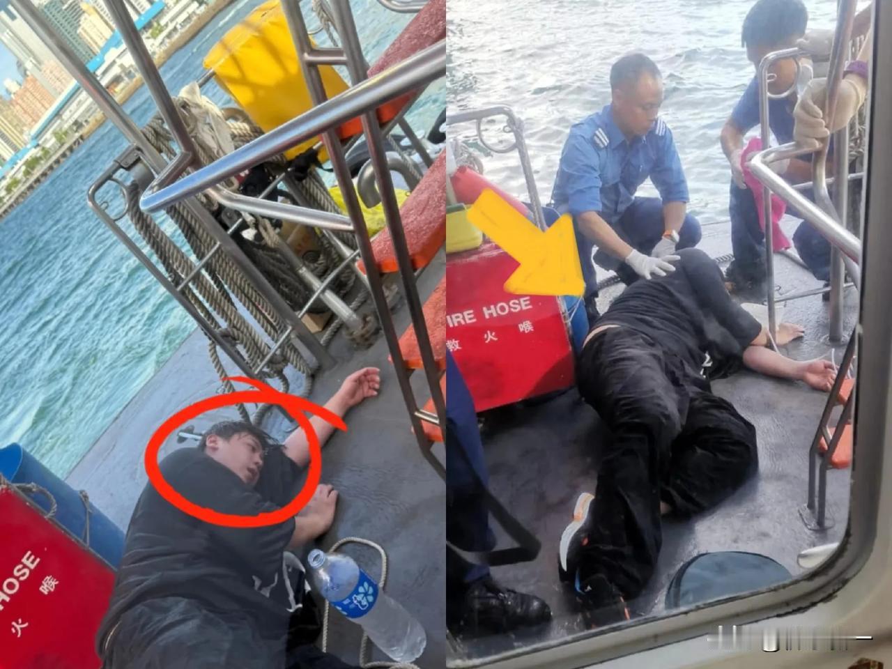 香港顶流姜涛竟然意外坠海了!还是在副食品批发市场，这是管不住嘴，直接迈开了腿往
