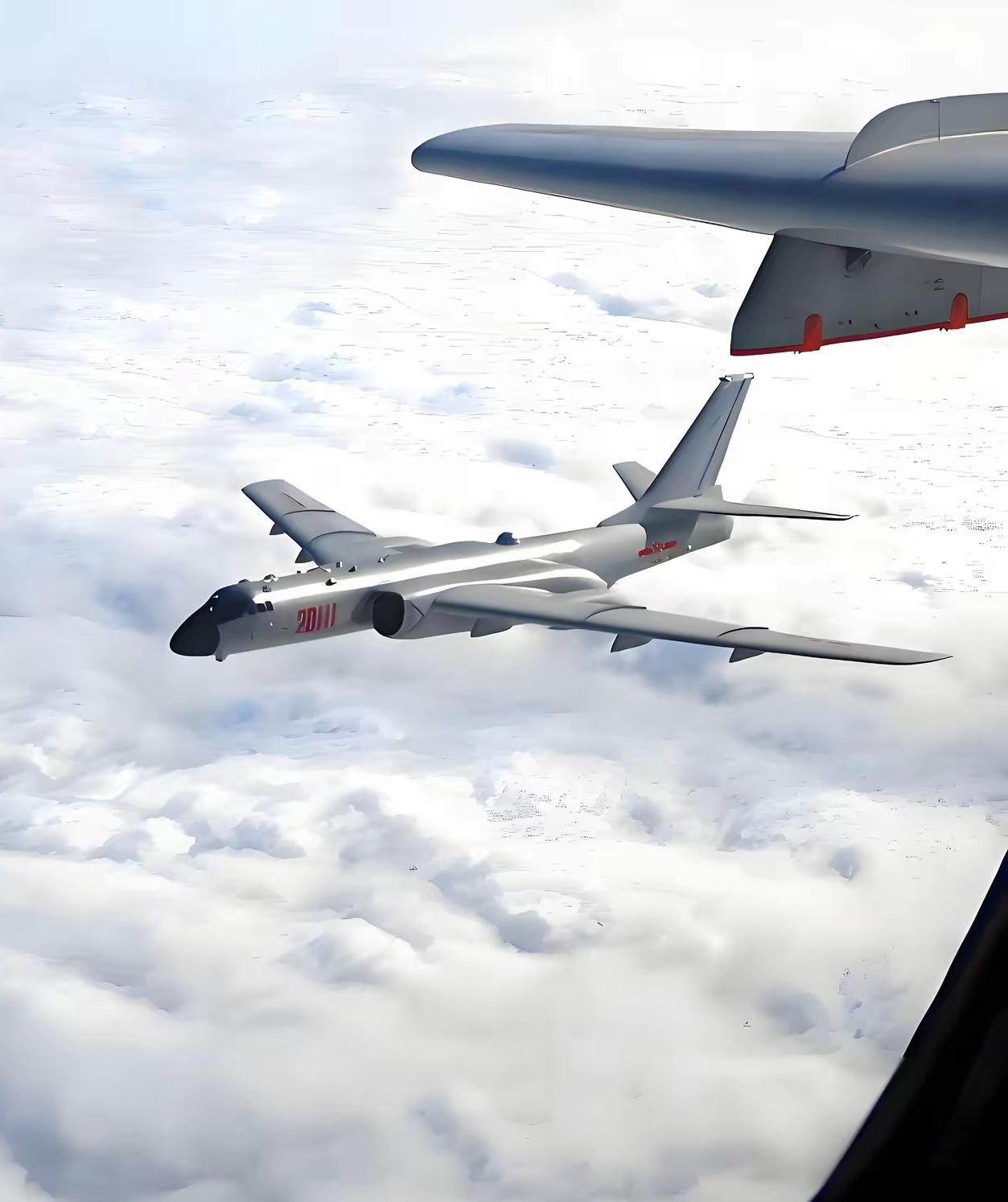 中国果断出手，菲律宾被迅速——“打脸”!今天上午，中国军方出动轰-6K轰炸机，与