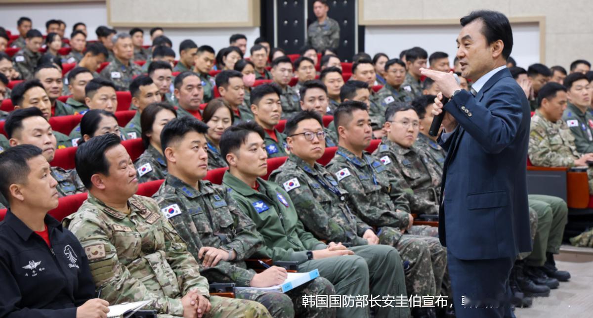 李在明就赌百万朝军不会南下，三八线韩军启动“大裁军”最近韩国国防部长安圭伯扔