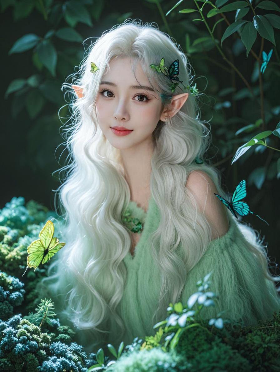 AI森之灵姬 原来ai写真可以这么美 人生总得有一套ai写真吧 谁拍谁...