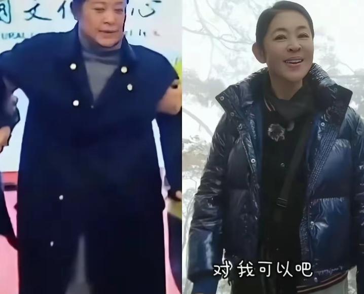 明星集体“回春门”倪萍的状态好的吓人，都坐轮椅了之前，出来参加活动，还得需要人