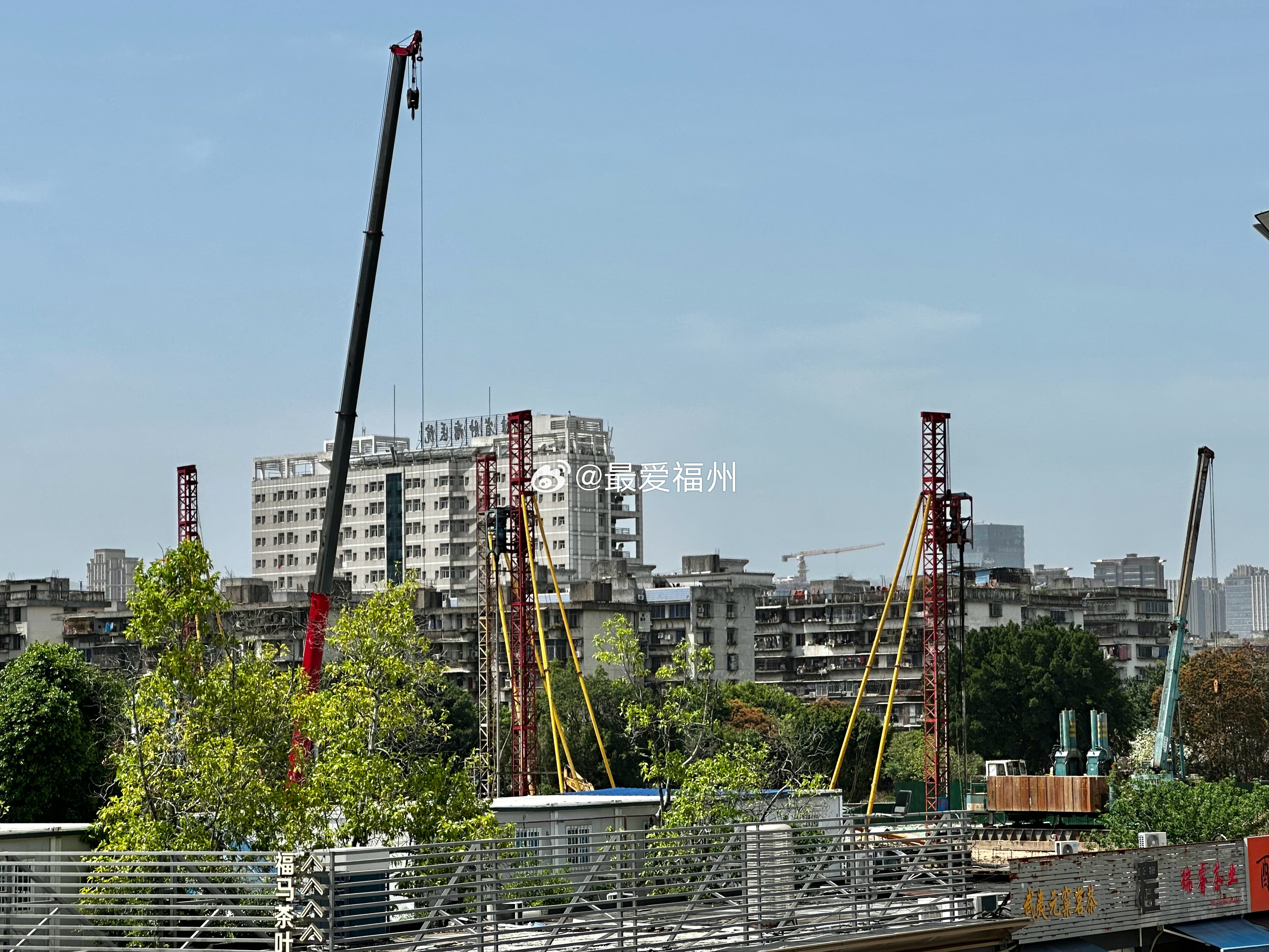 正加快基础施工的福万集团总部建设​​​