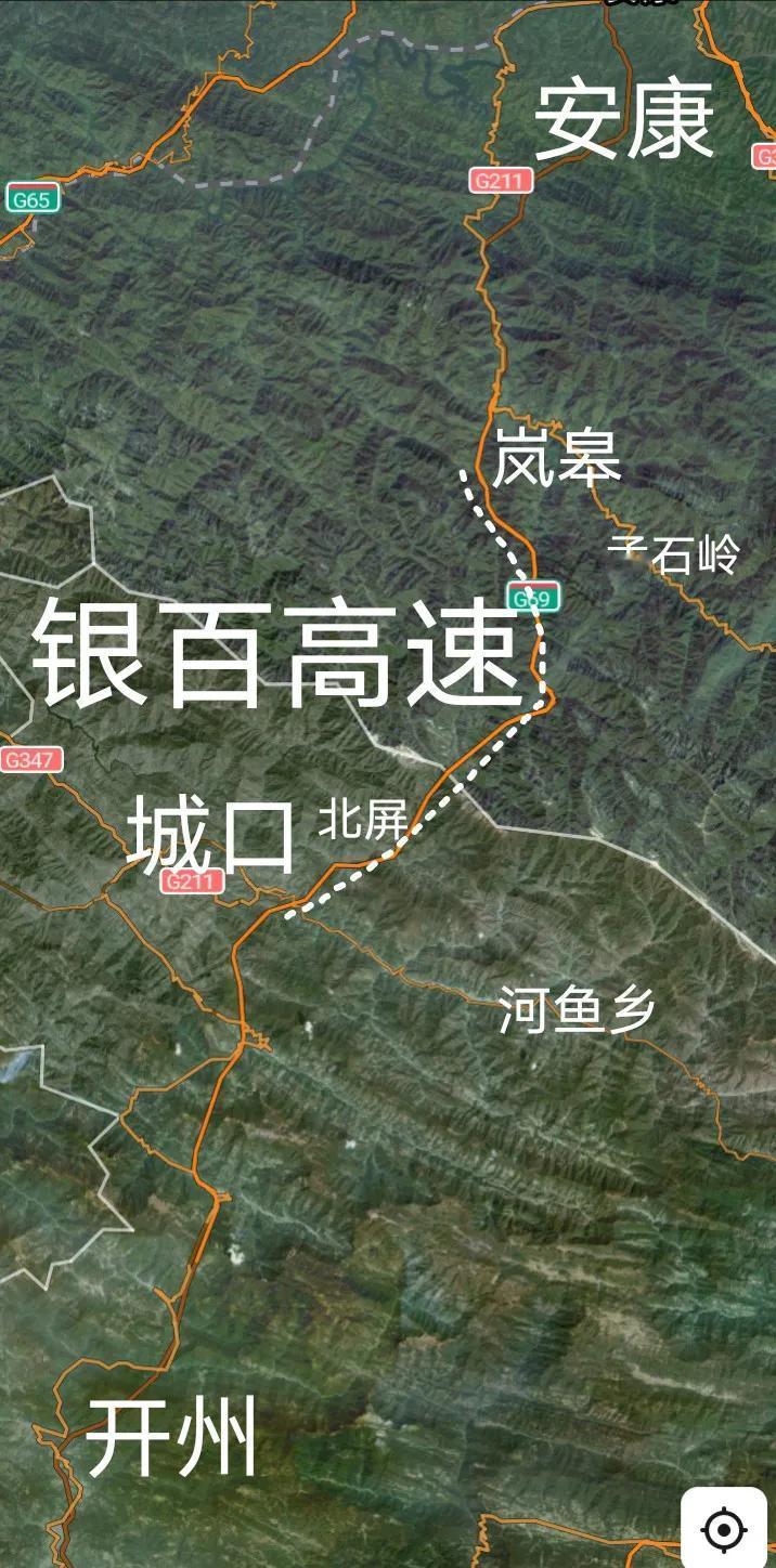 通车倒计时，G69银百高速重庆城口至安康岚皋段预计将于12月26日建成通车，目前