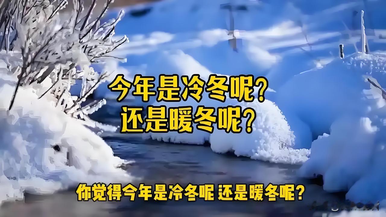 今年是极寒冷冬吗？大概率是没戏啦！因为国家气候中心说，冬天整体偏暖，但别高兴太早