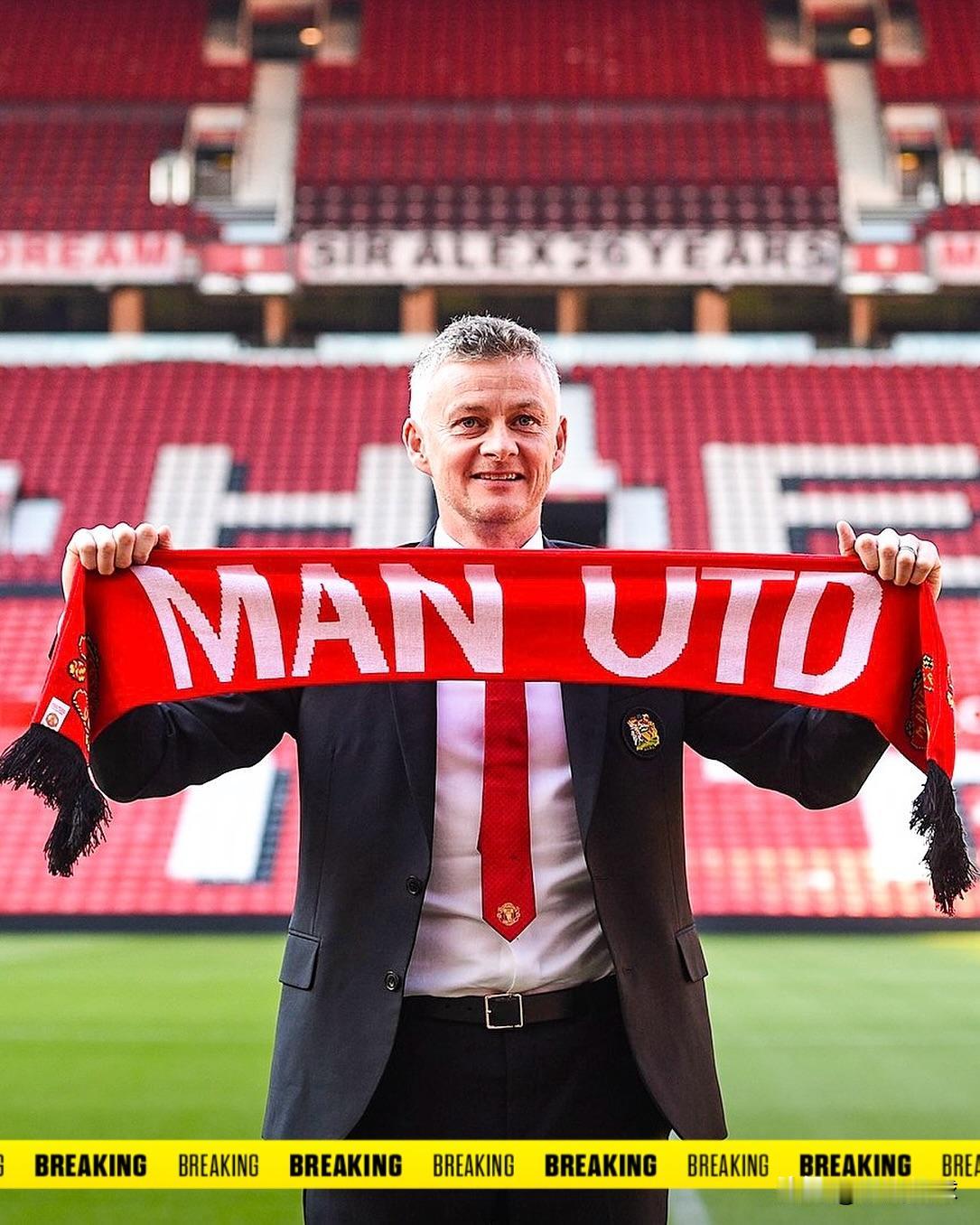 曼联球迷真的要被挪威第一深情感动哭了！根据罗马诺报道，索尔斯克亚已经与曼联展开直