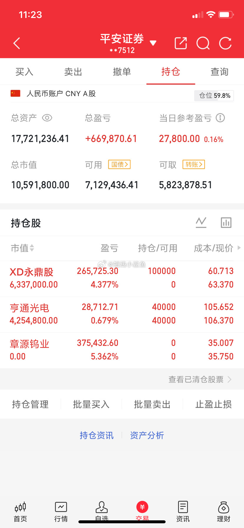 兄弟姐妹们，我的A股记录来了！30天翻一倍，是目标也是挑战——关注我，一起验证